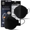 AIRAID-KF94 [Individually Wrapped] - Made in Korea, 4-Layer Filter, 3D Face Mask, Black, White, Adult and Older Teens (Black-10P) view 1