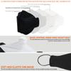 AIRAID-KF94 [Individually Wrapped] - Made in Korea, 4-Layer Filter, 3D Face Mask, Black, White, Adult and Older Teens (Black-10P) view 4