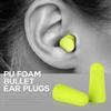 Glove Station Disposable Ear Plugs, 100 Pairs  Uncorded Foam Ear Plugs for Sleeping & Noise Reduction, Individually Wrapped, 32dB NRR, Hi-Viz Green, Hearing Protection for Work & Travel view 2