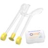 ofone Contact Lens Remover Tool for Soft Lenses, Contact Lens Applicator with Tweezers and Case, Portable Contacts Inserter and Removal for Traveling (Yellow) view 1