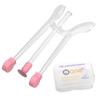 ofone Contact Lens Remover Tool for Soft Lenses, Contact Lens Applicator with Tweezers and Case, Portable Contacts Inserter and Removal for Traveling (Pink) view 1