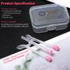 ofone Contact Lens Remover Tool for Soft Lenses, Contact Lens Applicator with Tweezers and Case, Portable Contacts Inserter and Removal for Traveling (Pink) view 4