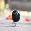 ZAICUS 55 mm Black Obsidian Sphere Ball with Metal Stand Gemstone Ball for Witchcraft and Decorative Balls Sculpture Figurine Home Decor Collection Gift Photography Crystal Sphere Decoration view 4