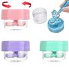 Qiviya Manually Contact Lens Cleaner Washer,Portable Contact Lens Cleaning Container,Mini Plastic Cleaning Contacts Box,Contact Lens Cleaning Case for Travel,Home,Outdoor. (Pink&Blue&Purple) view 2