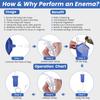 2L Enema Kit Colon Cleansing Irrigation Bag Set Silicone Enema Tubing Hose Tube Replacement, Coffee Enema Bucket Kit Home Shower Intestinal Irrigator for Men Women Detox Constipation 5Pcs Enema Nozzle view 3