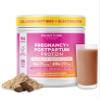 Pink Stork Pregnancy & Postpartum Protein Powder for Women, 20g Whey & Collagen, Prenatal & Breastfeeding Protein Shake Mix for Energy, Recovery & Hydration, Chocolate, 15 Servings view 1