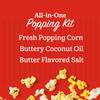 Franklins Gourmet Popcorn All-In-One Popcorn Packs for Popcorn Machine - 8oz Pack of 10 - Made in USA - Packs of Corn Kernels with Buttery Salt & Oil view 3