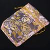 100Pc 7x9cm Drawstring Gift Jewelry Bags Pouches Wedding Xmas Gifts Bags view 2