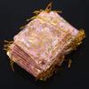 100Pc 7x9cm Drawstring Gift Jewelry Bags Pouches Wedding Xmas Gifts Bags view 3