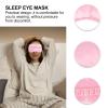 4pcs Elegant Silk Sleep Masks Eye Cover for Sleep Soft and Comfortable for Travel Naps and Relaxation view 4