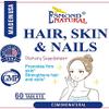 (3 Pack) Esmond Natural: Hair, Skin & Nails (Promotes Firm Skin, Strengthens Hair and Nails), GMP, Natural Product Assn Certified, Made in USA - 180 Tablets view 2