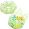 2PCS Weekly Pill Organizer Large 7 Day Pill Box Organizer Daily Medicine Case for Vitamin Fish Oil Pills Supplements Arthritis Friendly view 1