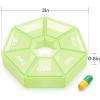 2PCS Weekly Pill Organizer Large 7 Day Pill Box Organizer Daily Medicine Case for Vitamin Fish Oil Pills Supplements Arthritis Friendly view 2