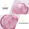 1pc Dispensing Medicine Tray for Wheelchair Portable Case 4 Compartments Case Storage Container Mini Seal Medicine Organizer Travel Small Pink view 2