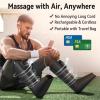 FIT KING Cordless Foot and Leg Massager, Rechargeable Foot and Calf Massage Boots, Portable Compression Boot for Circulation, Pain Relief Recovery After Training, Healthy Travel Gift view 2