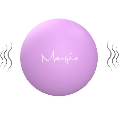 3'' Vibrating Massage Ball - Massage Roller Ball with 5 Speed Vibrations for Muscle and Fitness, Plantar Fasciitis Pain Relief, Myofascial Release and Trigger Point Treatment (Purple)