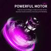 3'' Vibrating Massage Ball - Massage Roller Ball with 5 Speed Vibrations for Muscle and Fitness, Plantar Fasciitis Pain Relief, Myofascial Release and Trigger Point Treatment (Purple) view 2
