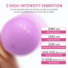 3'' Vibrating Massage Ball - Massage Roller Ball with 5 Speed Vibrations for Muscle and Fitness, Plantar Fasciitis Pain Relief, Myofascial Release and Trigger Point Treatment (Purple) view 3
