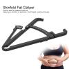 Body Fat Caliper, Body Fat Tester Caliper, Body Fat Caliper Made of Black Plastic Unisex Skinfold Caliper Body Fat Meter(#1) view 2