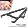Body Fat Caliper, Body Fat Tester Caliper, Body Fat Caliper Made of Black Plastic Unisex Skinfold Caliper Body Fat Meter(#1) view 3
