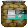 Tassos Green Pitted Mammoth Greek Olives (35.27oz) 1 Liter Jar view 2