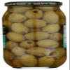 Tassos Green Pitted Mammoth Greek Olives (35.27oz) 1 Liter Jar view 3