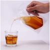 100PCS Drink Pouches with Plastic Clear Smoothie Packaging Bags Container Heavy Duty Hand-held Leak-Proof Reclosable Drink Pouches for Frozen Juice Liquor Drinks Flasks (380ml Oblique Mouth Bag) view 3