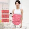 V ddhoger Heating Sauna Belt with Hot Compress & Vibration MassageLumbar Abdominal Stomach Belly Massager Back Pain Relief Machine,for Body Muscle Relax, Waist Trimmer Fitness Home Exercise(Pink) view 2