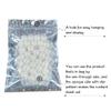 100pcs Holographic Bags 4x6 inch, Star Pattern Mylar Sample Pouch Zip Foil Baggies For Packaging Candy Jewelry Lash Lip Gloss view 3