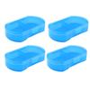4 Pcs Small Pill Box Travel Pill Case Medicine Organizer Purse Case Container Organizer view 1