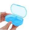 4 Pcs Small Pill Box Travel Pill Case Medicine Organizer Purse Case Container Organizer view 3