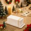 200 Pack Guest Towels Disposable Bathroom, Soft and Disposable Hand Towels, Decorative Bathroom Napkins for Party,Dinners, Wedding, Thanksgiving, Gold view 3
