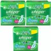 WHISPER Whisper Ultra Clean XL 44+44+44 Pads Sanitary Pad(Pack of 142) view 1