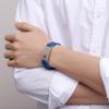 LinnaLove Sports Asthma Medical Alert Bracelets for Men & Women Silicone ID Band Suitable for Summer(BU) view 3