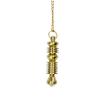 Ibrahim Karim Universal Pendulum Healing Metal Pendulums for Divination, Gold Double ISIS Steel Copper Pendulum High Energy Pendulo de Bronce Pendulos de Mesa MP21 view 1