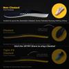 VKTRY Silver Performance Insoles  Carbon Fiber Composite Inserts for Athletes | Lightweight, Structured Arch Support, Shock Absorption, Energy Return, Stability view 4