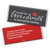 24ct Nurse Appreciation Week Gifts in Bulk Personalized Thank You Candy Chocolate Bars (24 Pack) - Heart Beat view 1