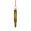 Amazing Gemstone Healing Metal Pendulums for Divination, Gold 3 Piece Steel Copper Pendulum High Energy Pendulo de Bronce Pendulos de Mesa MP45 view 1