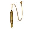 Amazing Gemstone Healing Metal Pendulums for Divination, Gold 3 Piece Steel Copper Pendulum High Energy Pendulo de Bronce Pendulos de Mesa MP45 view 2