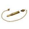 Amazing Gemstone Healing Metal Pendulums for Divination, Gold 3 Piece Steel Copper Pendulum High Energy Pendulo de Bronce Pendulos de Mesa MP45 view 3