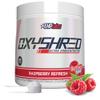 EHP Labs OxyShred Pre Workout Powder - Preworkout Powder with L Glutamine & Acetyl L Carnitine, Energy Boost Drink - Raspberry Refresh, 60 Servings view 1