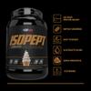 IsoPept Hydrolyzed Whey Protein Powder by EHPlabs - 100% Whey Protein Isolate & Hydrolysate, 27g of Protein, Non-GMO, Gluten Free, Fast Absorbing, Easy Digesting, 27 Serves (Vanilla Ice-Cream) view 3