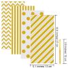 Aneco 100 Pack Gold Cellophane Bags 10.6 x 5.1 Inch Plastic Candy Bags Gift Bag Goodie Bag with Twist Ties for Valentine, Birthday, Gift Cookie Snack Packing Party Favor Supplies view 2