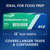 Reynolds 912 Foodservice Clear Plastic Wrap Film, 15 inch Width, 2000 Feet view 3