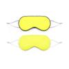 Magik 2-in-1 Double-Sided Sleep Eye Mask Warm&Cool Travel Breathable Blindfold Mask (Yellow, 2 Pack) view 1