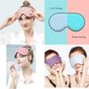 Magik 2-in-1 Double-Sided Sleep Eye Mask Warm&Cool Travel Breathable Blindfold Mask (Yellow, 2 Pack) view 2