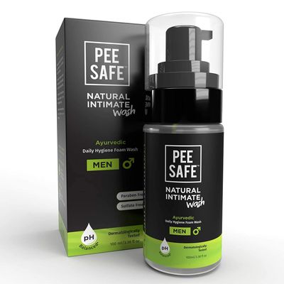 Kalyani Pee Safe Natural Intimate Wash for Men with Ayurveda Extracts - 100 ml