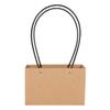 10Pcs Flower Bouquet Boxes with Long Handles Kraft Paper Florist Floral Gift Packaging Boxes Rectangle Flower Wrapping Bags for Mother's Day Wedding Birthday Anniversary Housewarming Valentine Day view 1