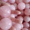 1.75" Rose Quartz Healing Baoding Balls, Pink Crystal Hand Exercise Balls for Stress Relief and Hand Therapy, Natural Quartz Sphere Gemstone Handball with Carry Pouch (Box-Packed) M14 view 3