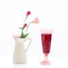 bUCLA 60 Pack Pink Plastic Champagne Flutes Disposable - 5 OZ Plastic Champagne Glasses - Fancy Champagne Cups - Ideal for Party view 2